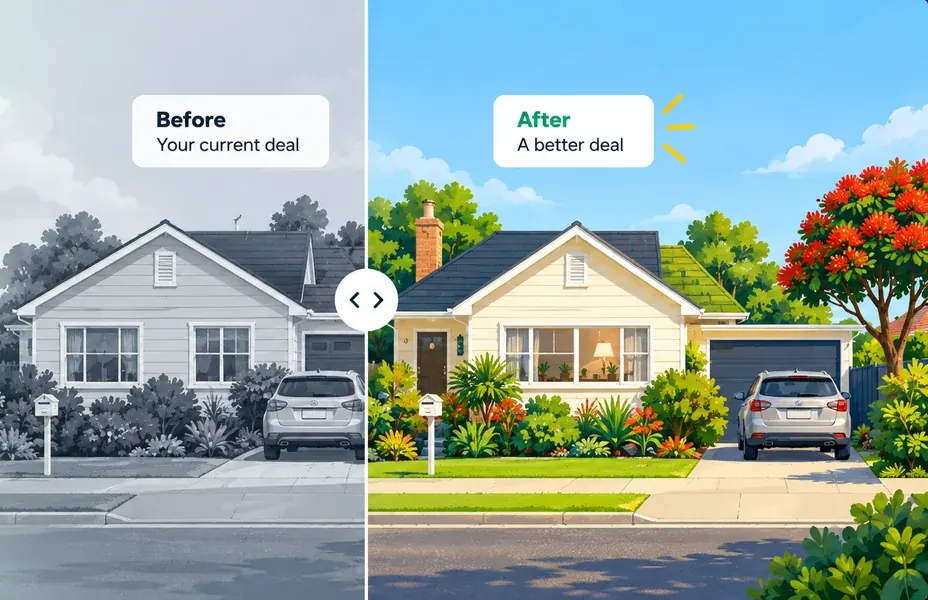 Before and after: the same home and car on a better insurance deal